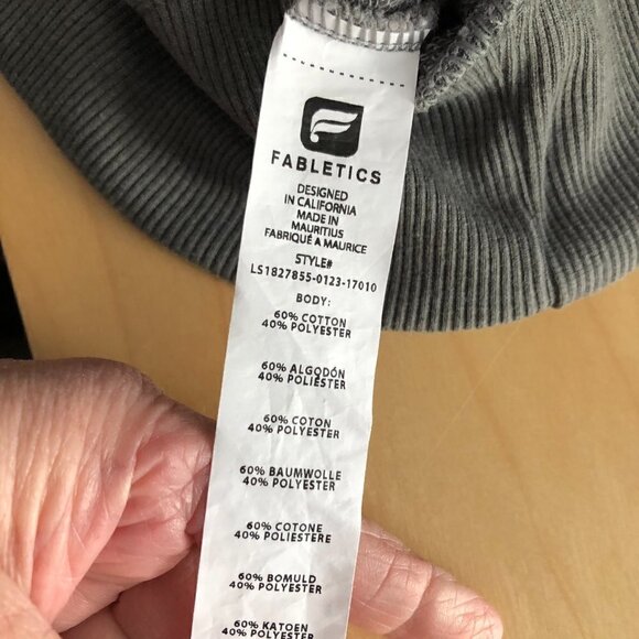 Fabletics Zaylee Off The Shoulder Sweatshirt - Picture 9 of 9